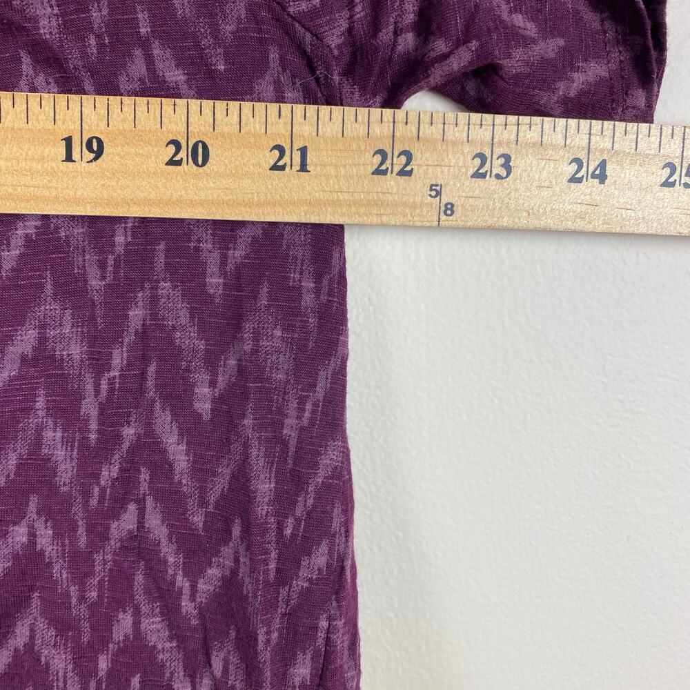 Lucky‎ Brand Boho Crochet Lace Blouse Purple Flowy Festival Peasant Indie Top S - Picture 7 of 8